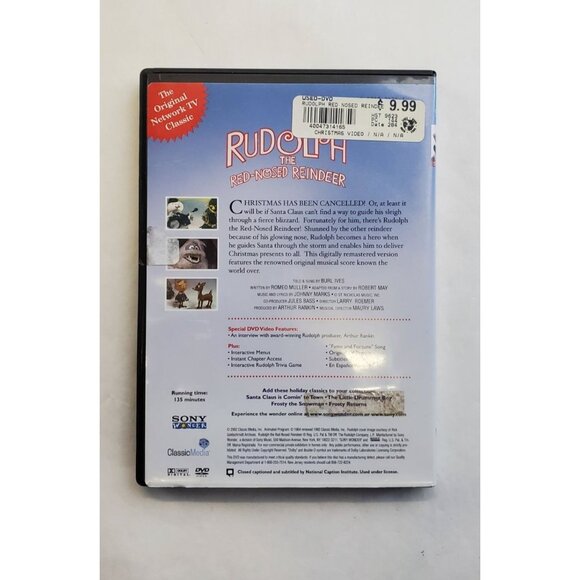Rudolph: The Red-Nosed Reindeer DVD - Original Network TV Classic - Picture 6 of 6